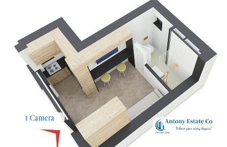 Apartament de vanzare, NOU!, 1 camera, Calea Clujului - Oradea