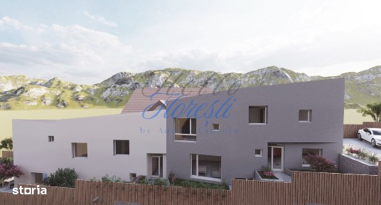 Duplex 5 camere 128 mp, 580 mp teren zona exterior nord Iris