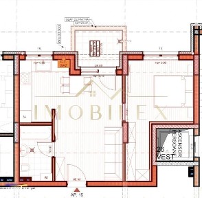 Apartament 2 camere, semifinisat, ansamblu nou, Cetatii