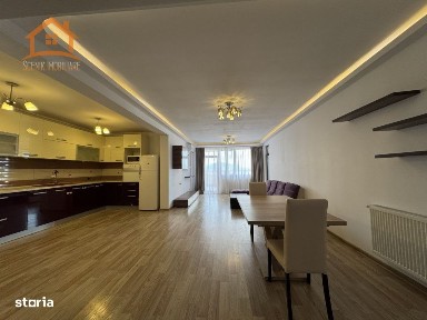 Isaran, ap. cu 3 camere, 96 mp + terasa 11.82, mobilat si utilat, loc