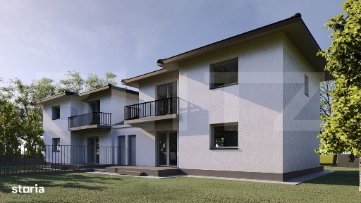Duplex cu 4 camere in Miroslava - sat Horpaz, zona linistita