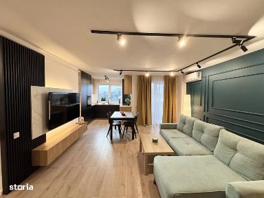 Apartament cu 2 camere, 60 mp, parcare subterana, 2 balcoane, Aer Co