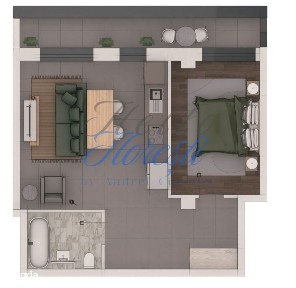Apartament 2 camere 53,11mp ansamblu NZEB, zona Terra