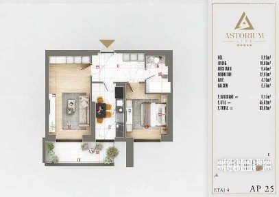 Apartament 2 Camere Moderne în Complex Rezidențial de Lux Comision 0%