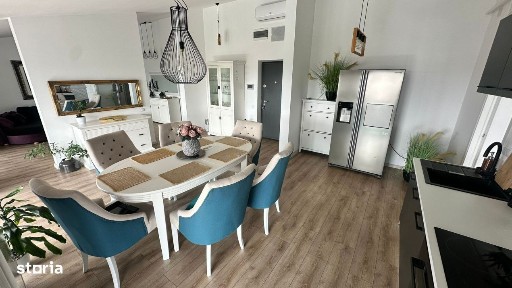 Vanzare - Penthouse modern 68 mp + terasa 40 mp, complet mobilat si ut