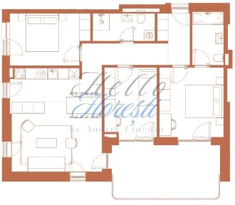 Apartament 4 camere 93.4 mp si logie 8.1 mp in Hexagon