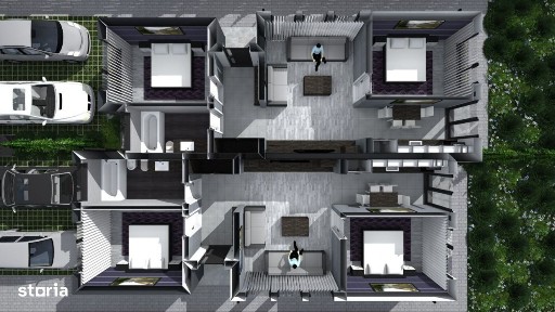 Duplex parter cu 3 camere - Calea Urseni