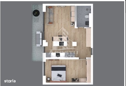 De VÂNZARE apartament 2 camere in bloc nou cu super pozitie