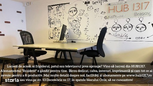 Hub1317 - Birouri de inchiriat / Sala de intalniri / Sediu Social