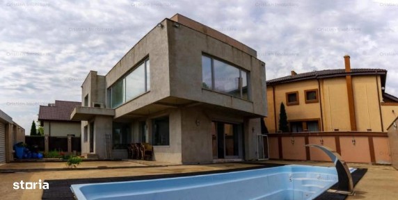 Vila cu Piscina P+2 487mp utili, teren 300mp, zona rezidentiala