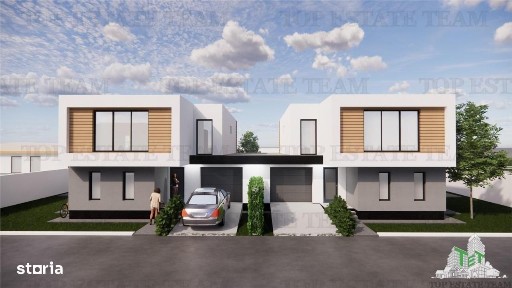 Vila premium cu garaj si piscina in Tunari