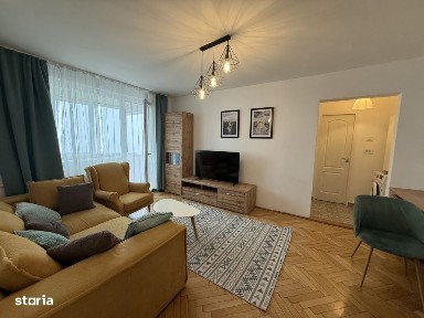 Apartament 2 camere, 27 mp utili + balcon, mobilat - zona Garii