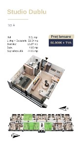 Imobil nou | finisat complet | 2 camere