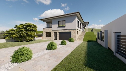 Vând casa cu un nivel