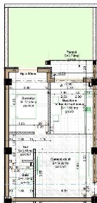 Apartament 2 camere, 56 mp, Valea Lupului - Popas Pacurari + Gradina!