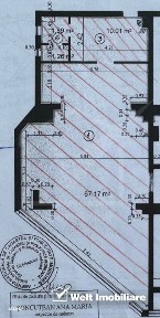 Spatiu comercial, parter 83mp, str. Bucuresti colt str. Fabricii