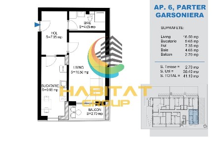 Garsoniera de vanzare in zona Nicolae Teclu