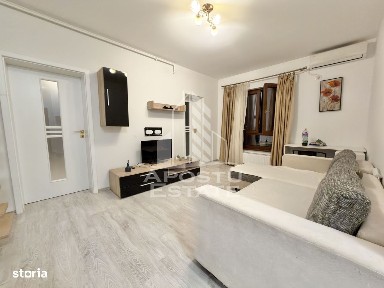 Apartament cu 3 camere mobilat si utilat in Giroc la asfalt langa ESO.