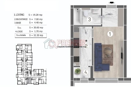 PROMOTIE! 55.000 Euro + TVA - Garsoniera - Grand Arena - Sector 4