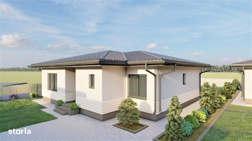 Casa 109 mp + CURTE 500 MP, in Petresti/Corbeanca