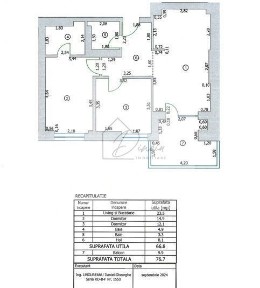 COM 0% I Cortina North | Apartament 3 Camere | Finisaje Lux I 199k PJ