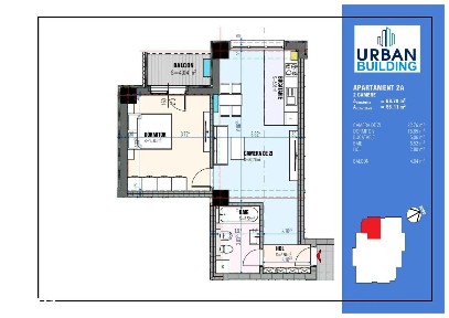 Apartament 2 camere URBAN Building