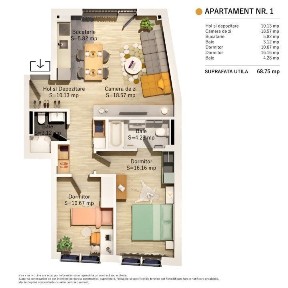 Oferim spre vanzare apartament in zona Parcului Central