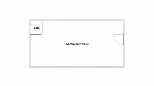 Spatiu comercial de vanzare 94 mpu open-space Sibiu zona Turnisor