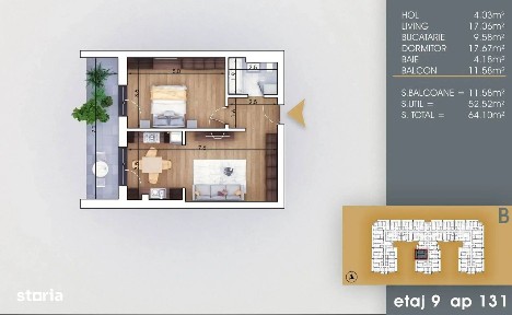 Apartament 2 camere, Theodor Pallady, langa metrou Nicolae Teclu