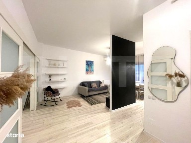 Apartament de 2 camere, 70 mp, dressing, garaj, zona Bonjour Residence