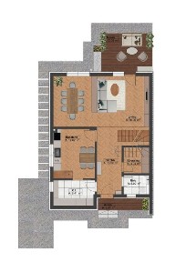 Casă P+1E Bragadiru, Pompă de căldură, 4 camere, 145 mp utili