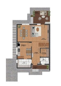 Casă P+1E Bragadiru, Pompă de căldură, 4 camere, 145 mp utili