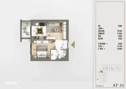 Apartament de 2 Camere | Mutare in Ianuarie - Theodor Pallady