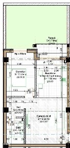 Apartament 2 camere, 56 mp, Valea Lupului - Popas Pacurari