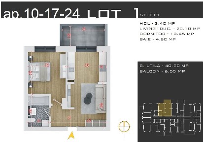 AP. 2 CAM. INCALZIRE IN PARDOSEALA/ PALLADY