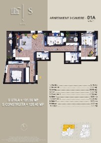 Oferta Bloc nou Apartament 3 camere Parcul Teilor-Pallady-TVA Inclus