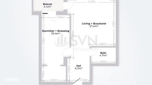 Apartament de 2 camere OMV Pipera Complex