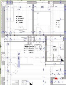 Apartament cu 3 camere/60 mp/CF/zona Terra/Pret Redus.