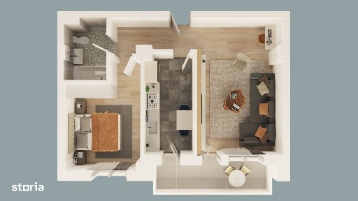 Apartament 2 camere in Mioveni | Bloc Nou | TVA inclus