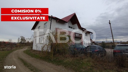 Afacere si locuinta cu teren de 1450 mp de vanzare in Rausor