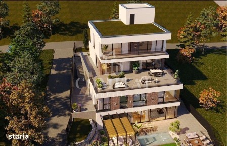 Casă generoasă cu panoramă și 256 mp terasă circulabilă
