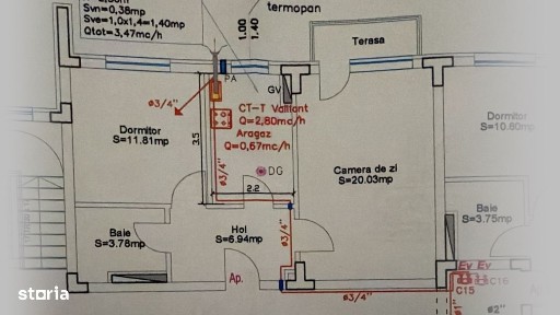 Comision 0! Zona Tractorul, apartament cu 2 camere si parcare.