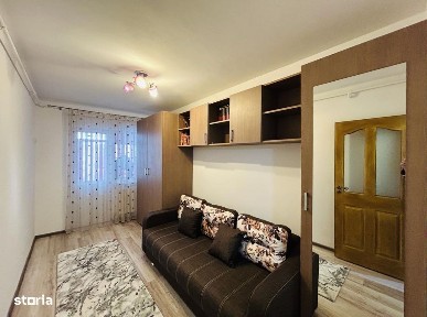 Ap. 3 camere, etaj intermediar, mobilat si utilat