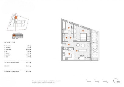 2 camere luminos, etaj 2/3, Bloc boutique, lift - Emil Racovita