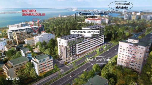 Campus Tomis Nord, bloc 2025, 2 cam dec. Vedere lac, NU SE APLICA TVA