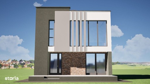 Vila LUX Parter+Etaj (stil mediteranean) in Stupini zona Plugarilor