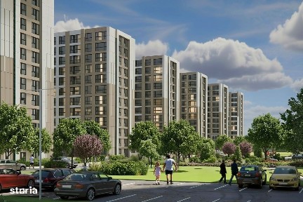 Apartament spatios | ferestre panoramice | Ansamblu nou