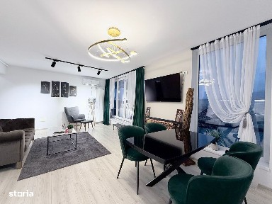 Penthouse cu 2 dormitoare/terasa 50mp in complex Top City Coresi