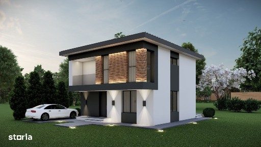 Vilă - P+1E, 4 camere - Complex rezidențial nou (16 vile)