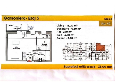 Berceni Sfintii Brancoveni - Garsoniera etaj, bloc nou, in constructie